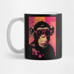 Banksy Graffiti monkey Mug